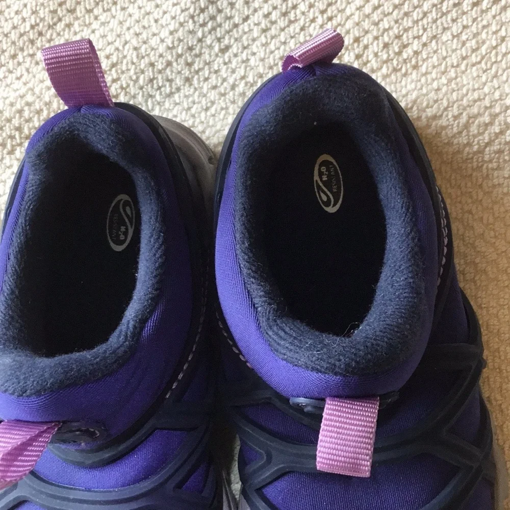 The North Face Kids Purple & Navy Slip-On Sneakers